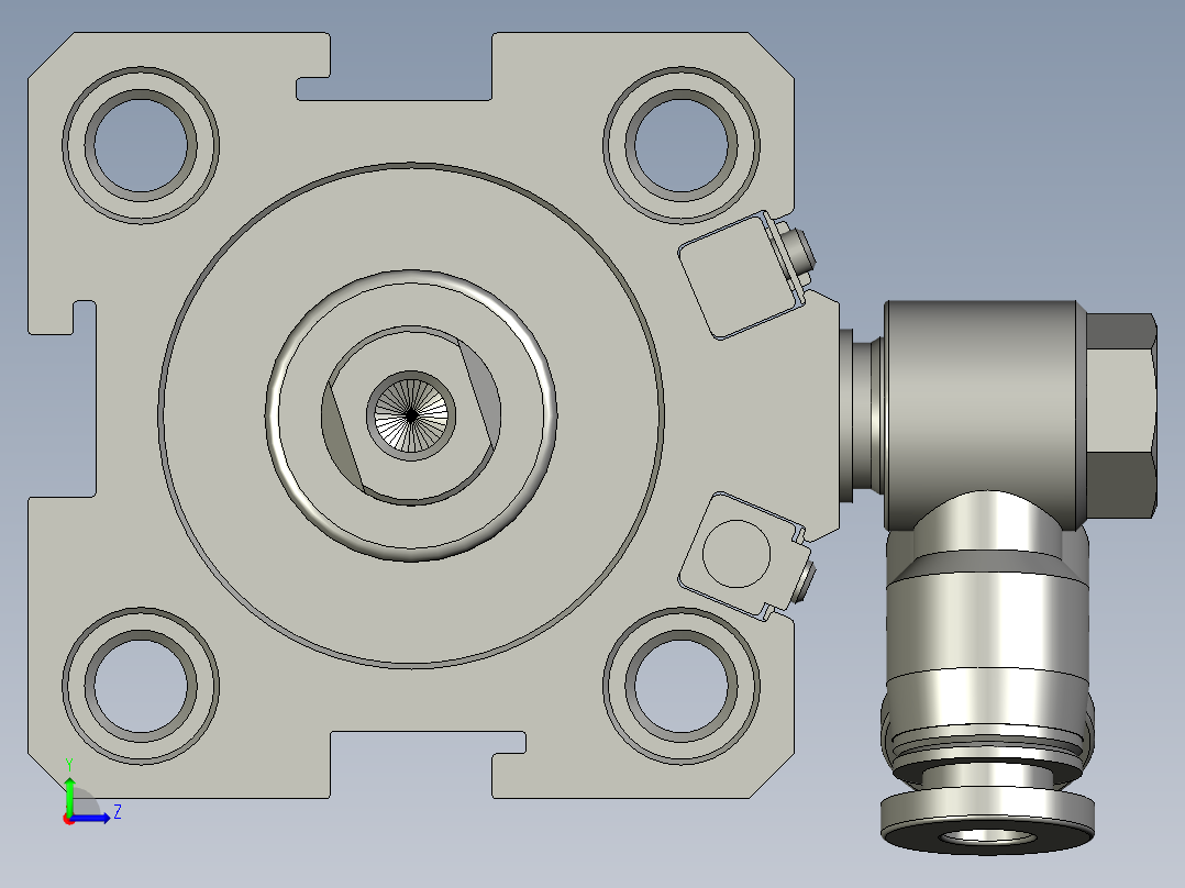 SDA20x15S+CS1-G-2左视图