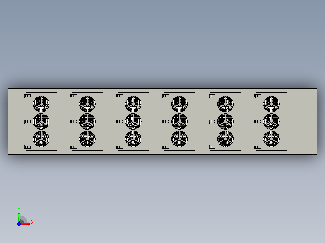 挖矿集装箱前视图