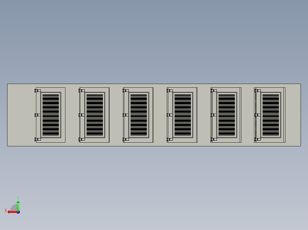 挖矿集装箱后视图
