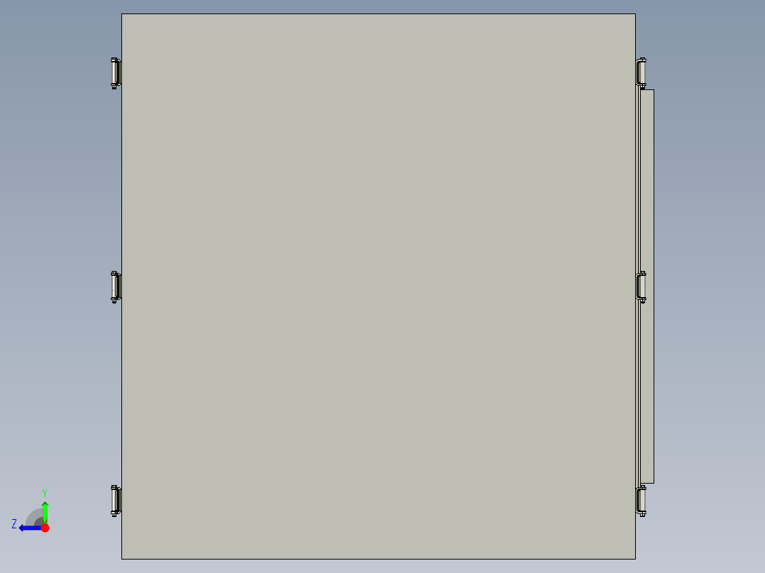 挖矿集装箱右视图