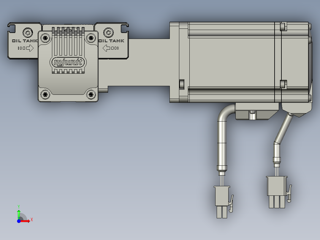 LXYC-BOSSMJ45-670mm型材前视图
