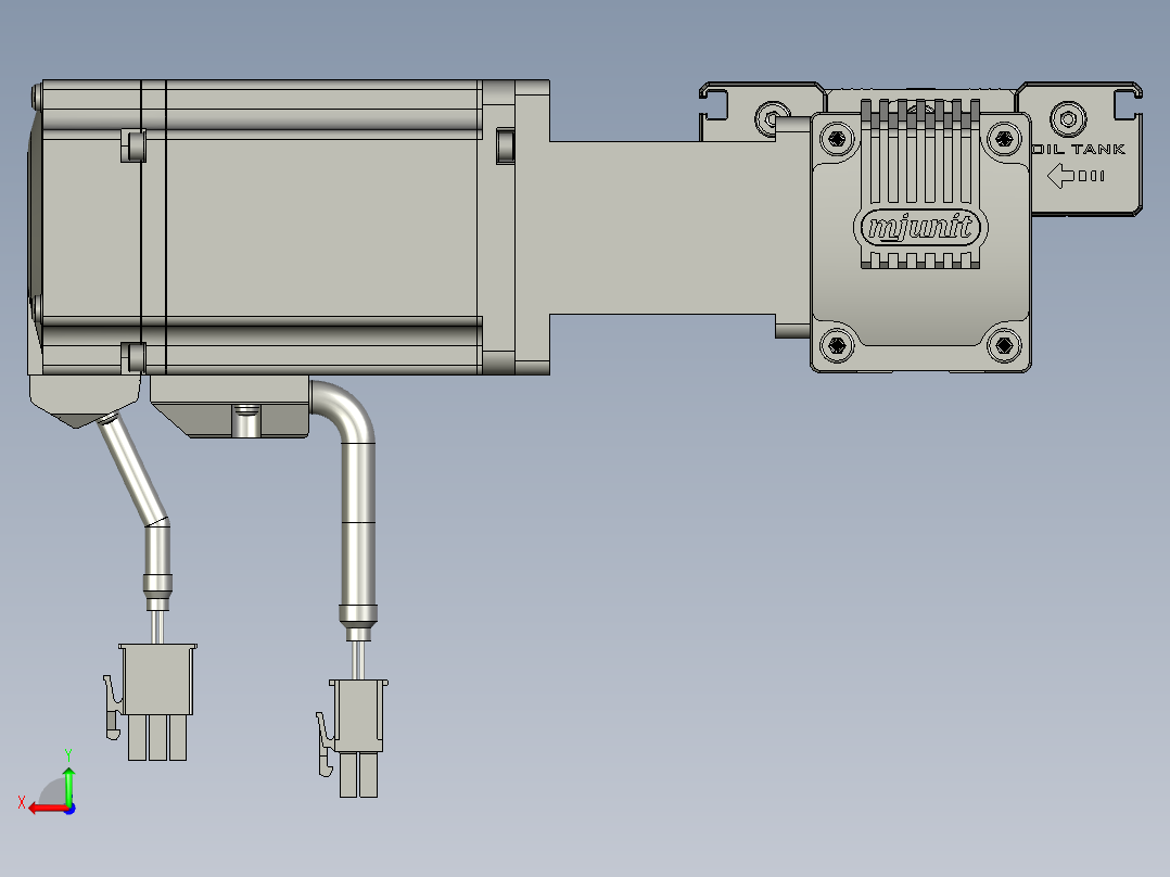 LXYC-BOSSMJ45-670mm型材后视图