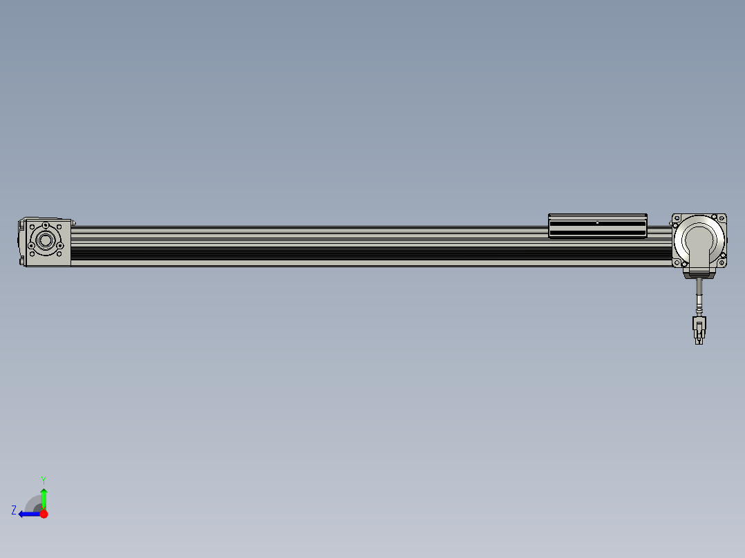 LXYC-BOSSMJ45-670mm型材右视图