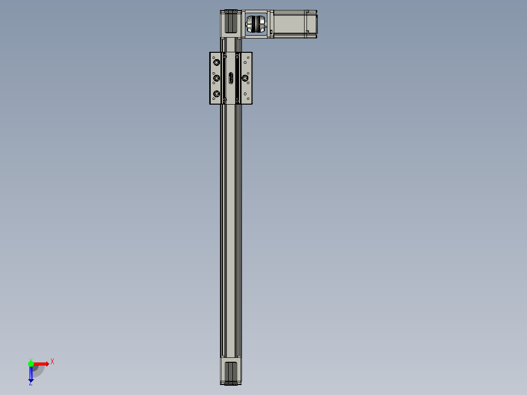 LXYC-BOSSMJ45-670mm型材俯视图