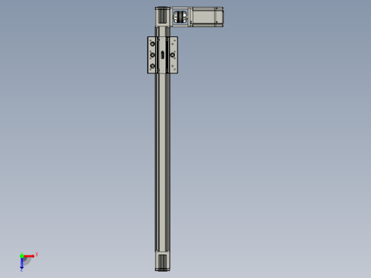 LXYC-BOSSMJ45-670mm型材俯视缩略图