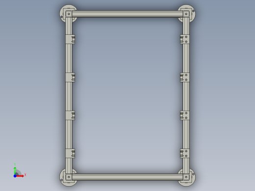 周转存放架前视缩略图