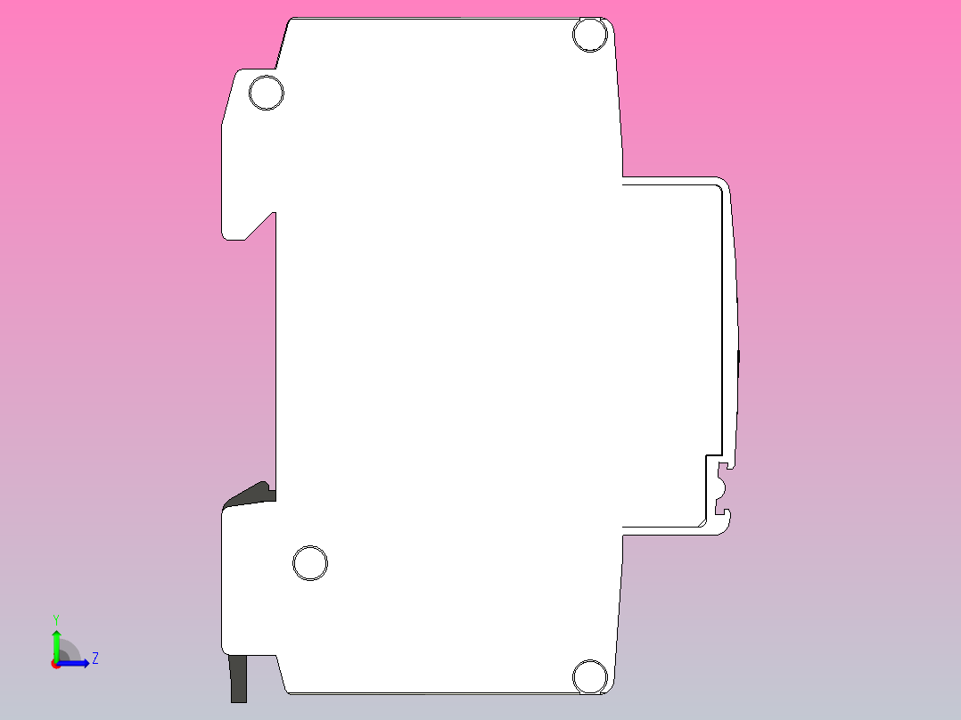 开关ABB EN20左视图