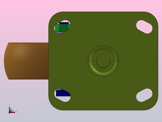 重载脚轮-万向型@JHA JHAB JHAG前视缩略图