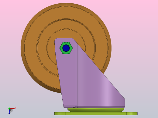重载脚轮-万向型@JHA JHAB JHAG俯视缩略图