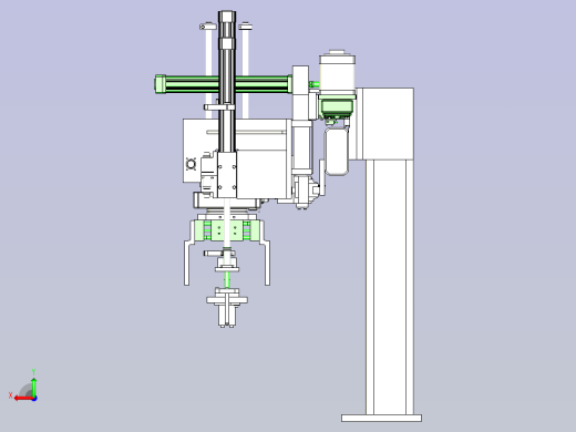 机械手、抓放机械装置后视缩略图