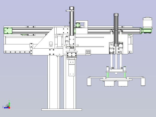 机械手、抓放机械装置右视缩略图