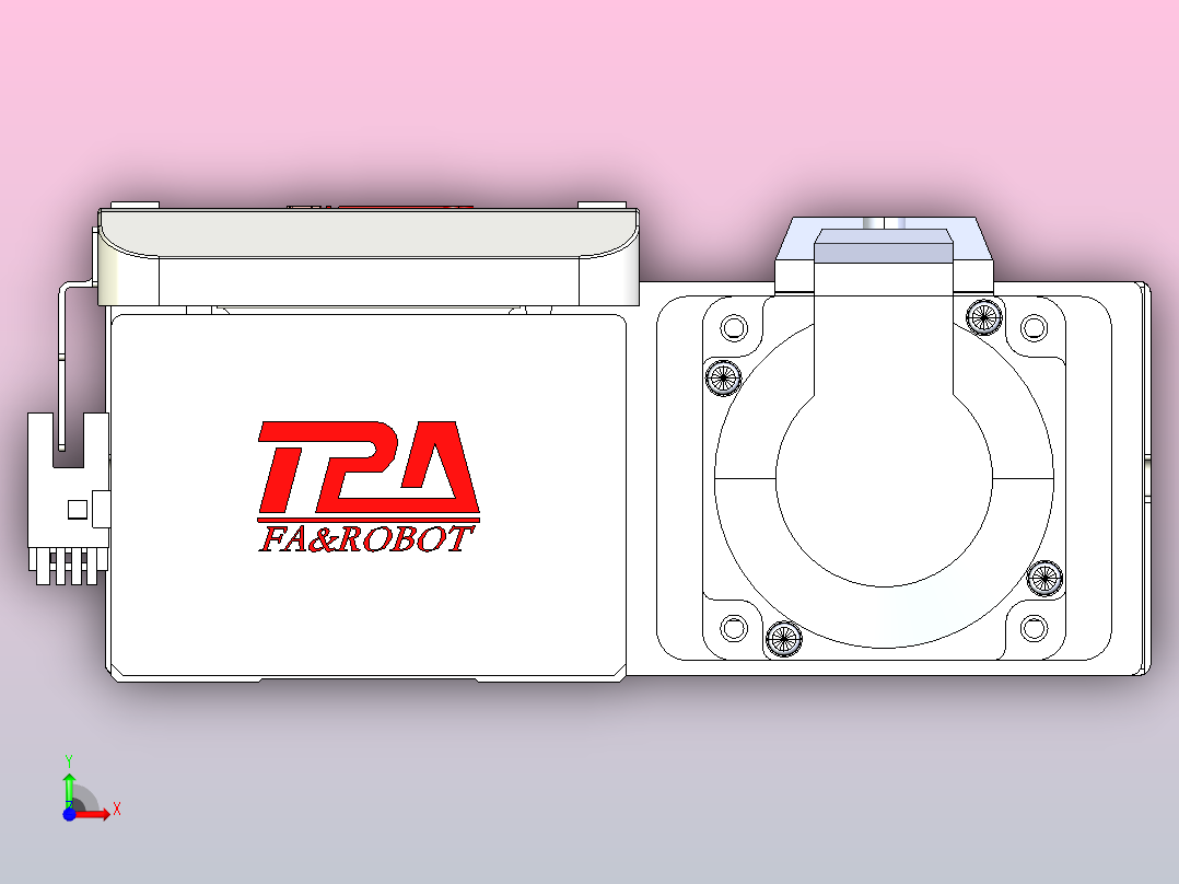 滚珠丝杠直线轴带导轨全封闭TPA-HCR-85D-1610C-L900-ML-C-P20-N3前视图