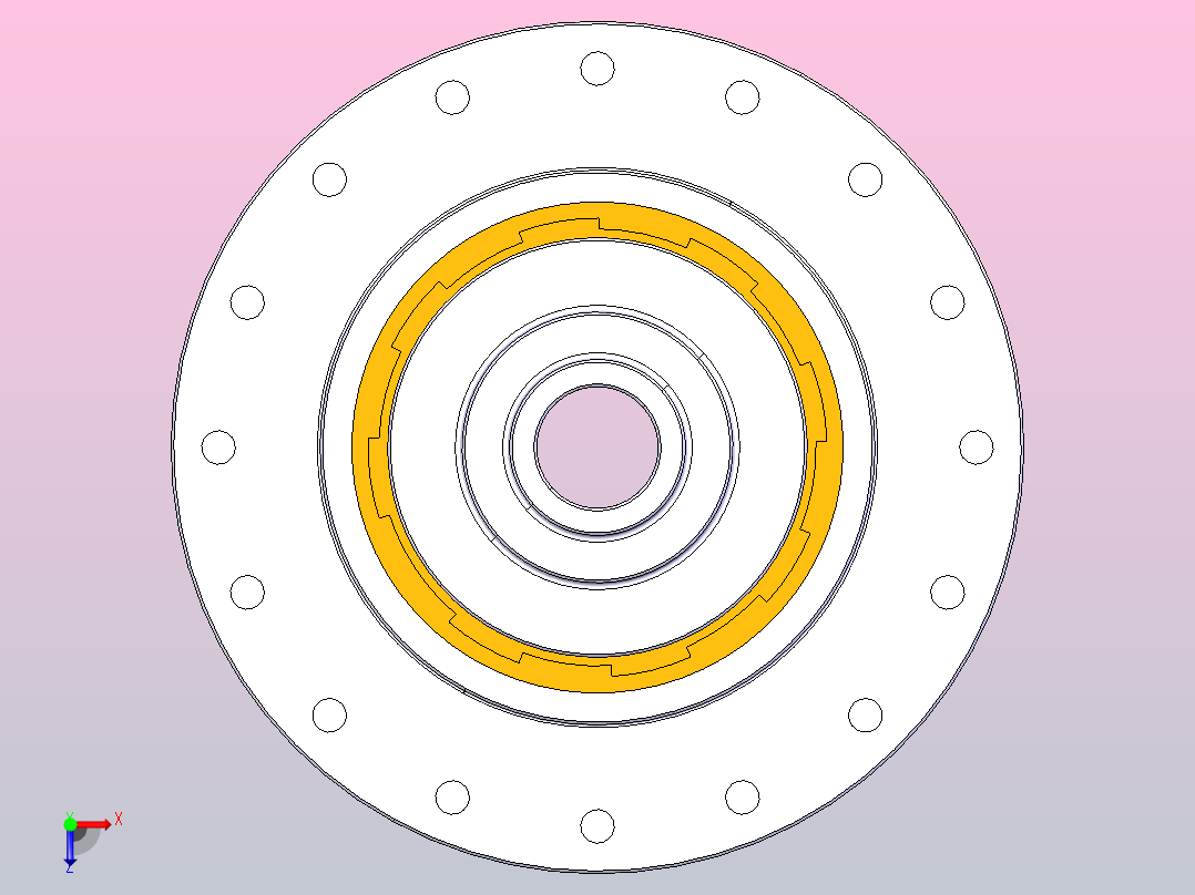 DT瑞士后轮毂俯视图