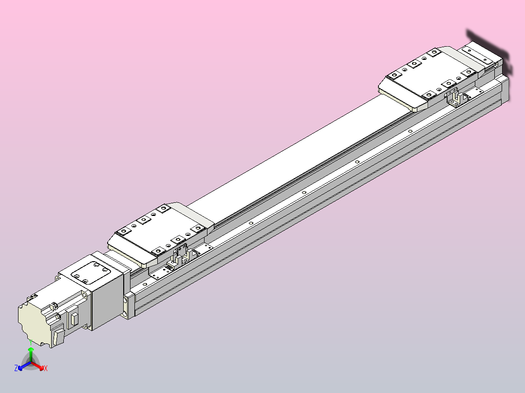 滚珠丝杠线性轴TPA-GCRS-80-1610C-L150-M-M20-N3主视图