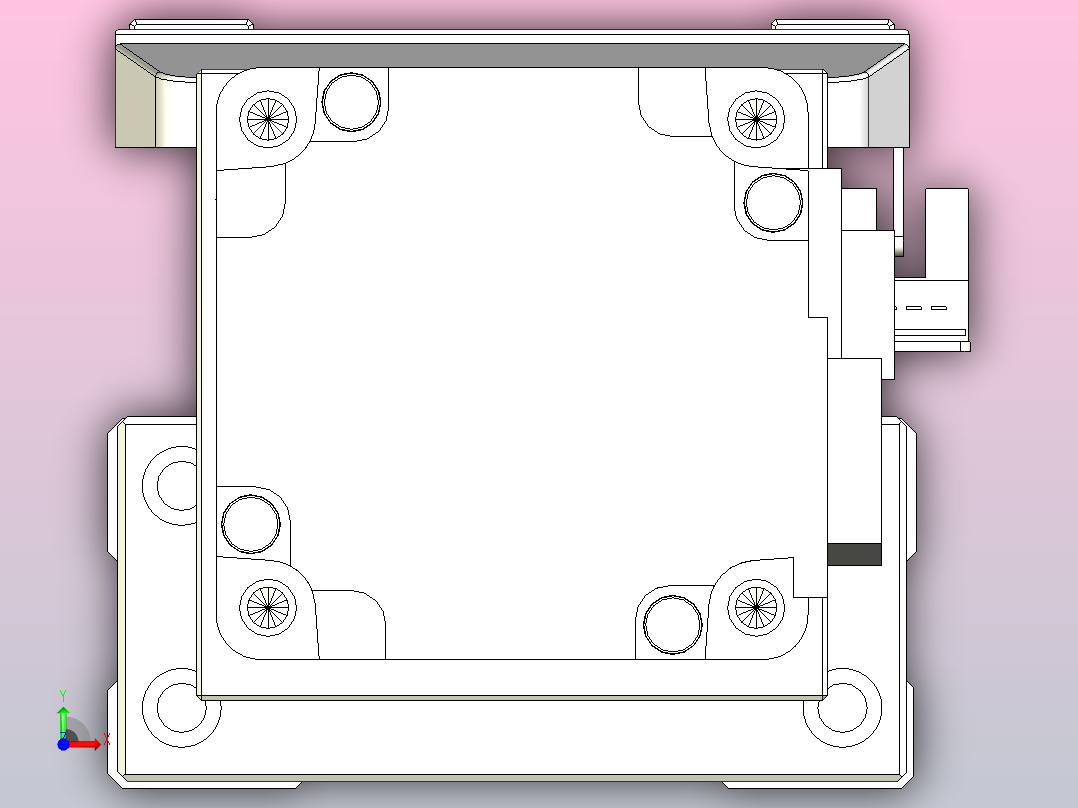 滚珠丝杠线性轴TPA-GCRS-80-1610C-L150-M-M20-N3前视图