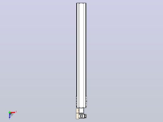 皮带直线轴半封闭可选导轨TPA-HNB-220D-176-L1900-ML-C-P1K-N3俯视缩略图