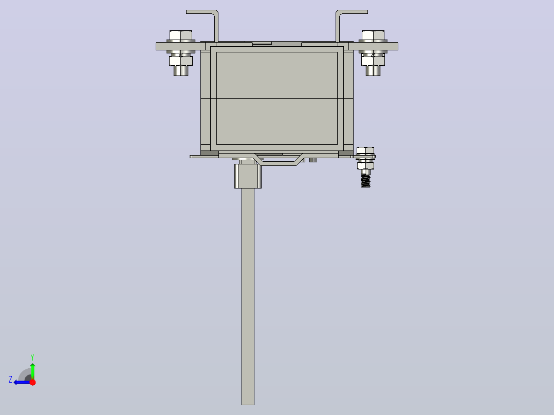 HH15-630_4QA 4P隔离开关三维模型202103右视图