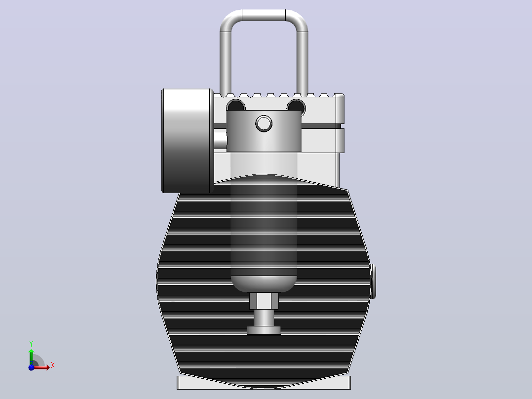 真空泵TRASONS ROCKEYVAC 300前视图