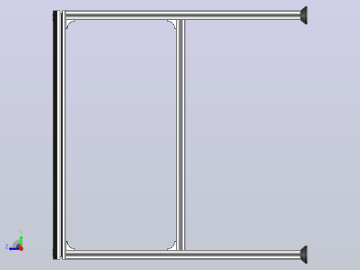 30x30铝型材工作台右视缩略图