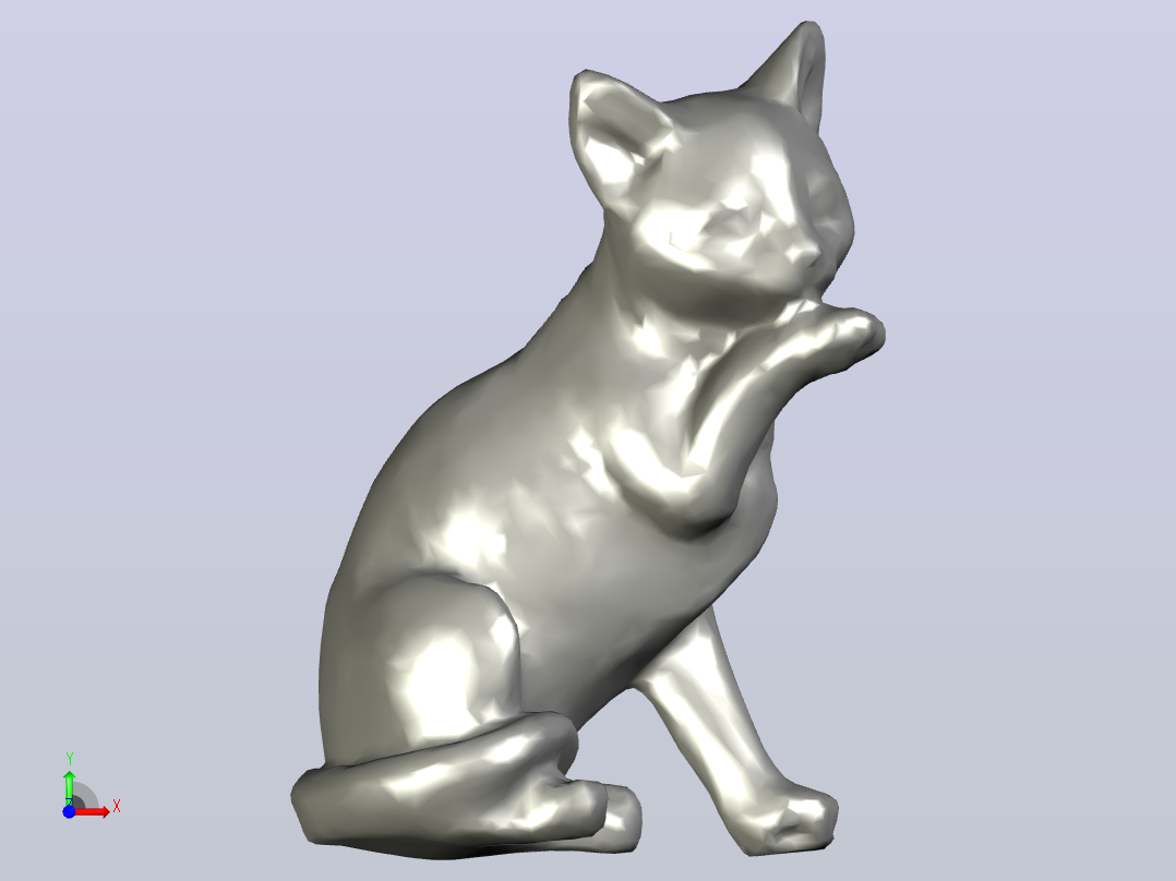 宠物猫前视图