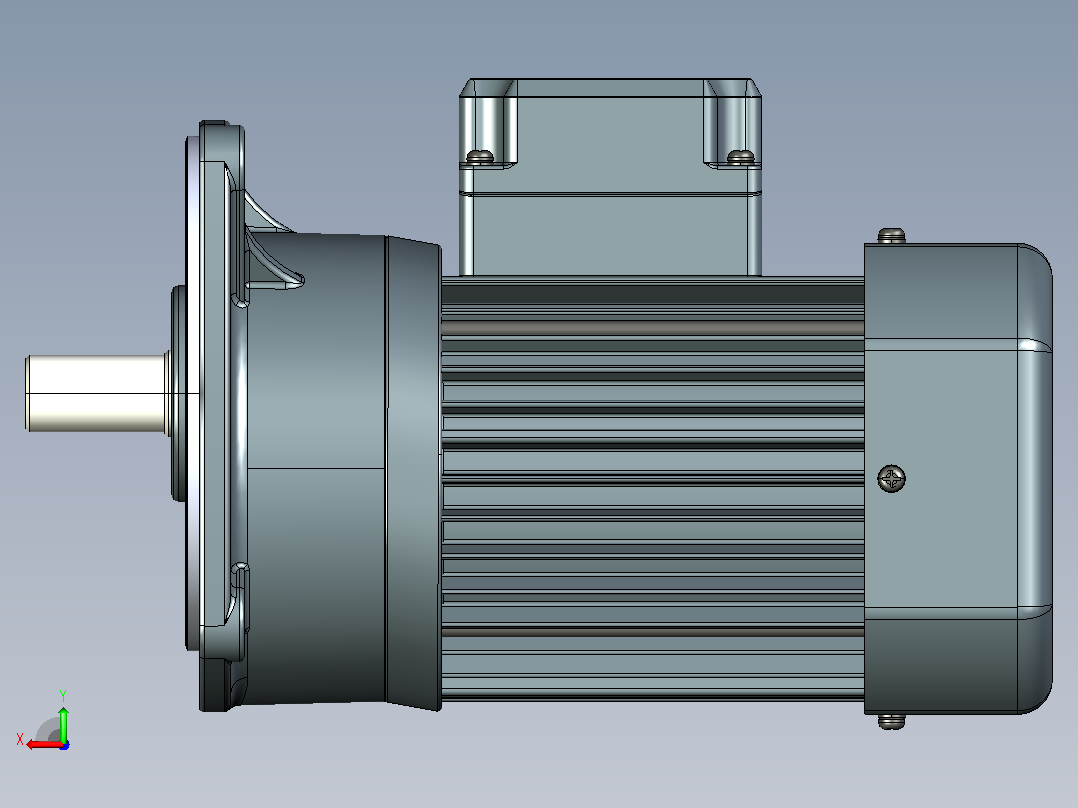 标准电机s250v01-L后视图