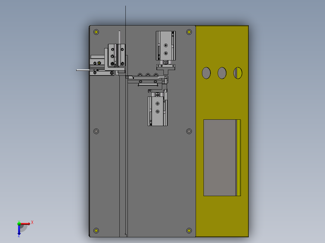 FPC折弯治具SW18可编辑俯视图