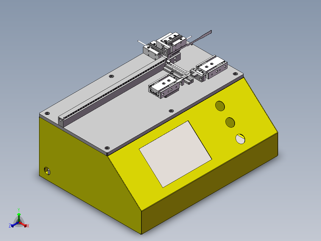 FPC折弯治具SW18可编辑正等轴测图