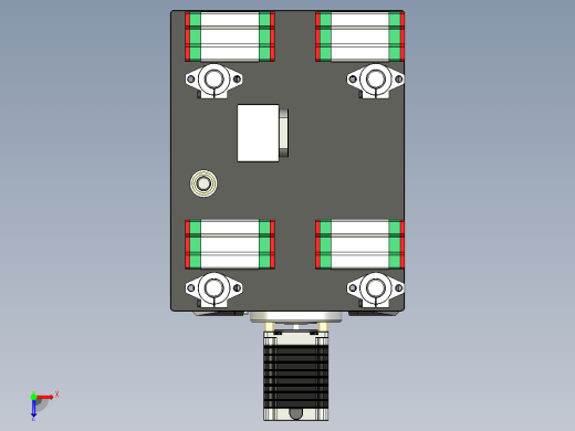 主轴置实验结构俯视缩略图