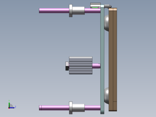 单机版锁螺丝机sw17可编辑左视缩略图