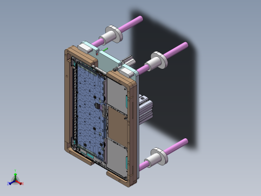 单机版锁螺丝机sw17可编辑正等轴测缩略图