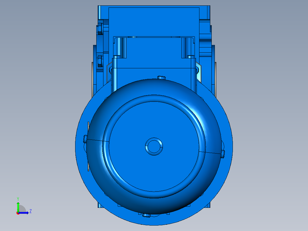 电机齿轮减速传动装置（AsmPrt左视图