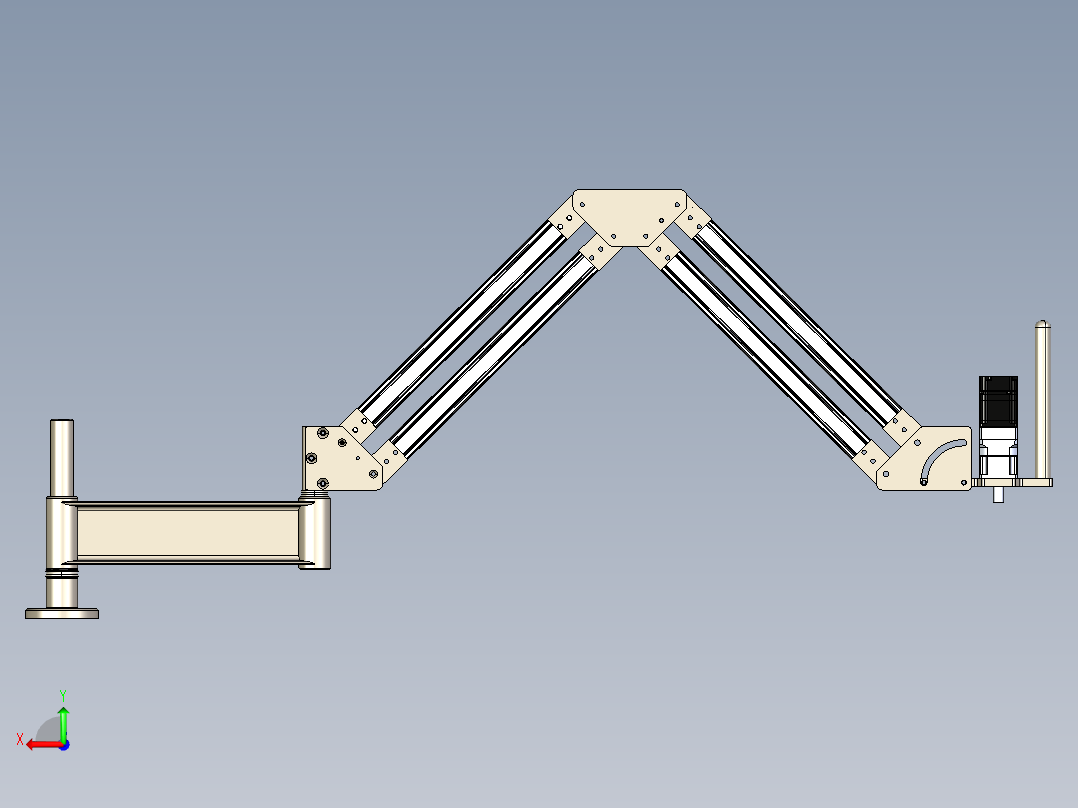电动攻丝机后视图