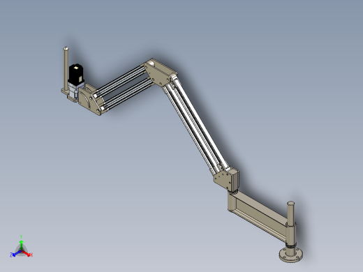 电动攻丝机正等轴测缩略图