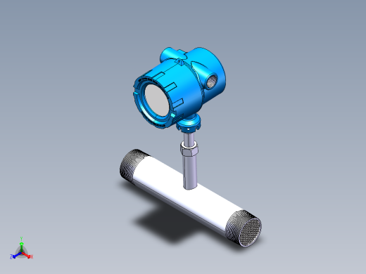 FT4A热式气体质量NPT流量计正等轴测缩略图