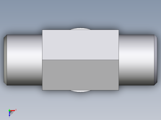 卡套式工业通用硬管接头EO_Adjustable_locknut_branch_tee_TEE08SROMDCF俯视缩略图