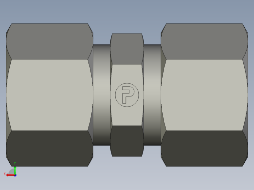 卡套式工业通用硬管接头EO Union G12LCF后视缩略图