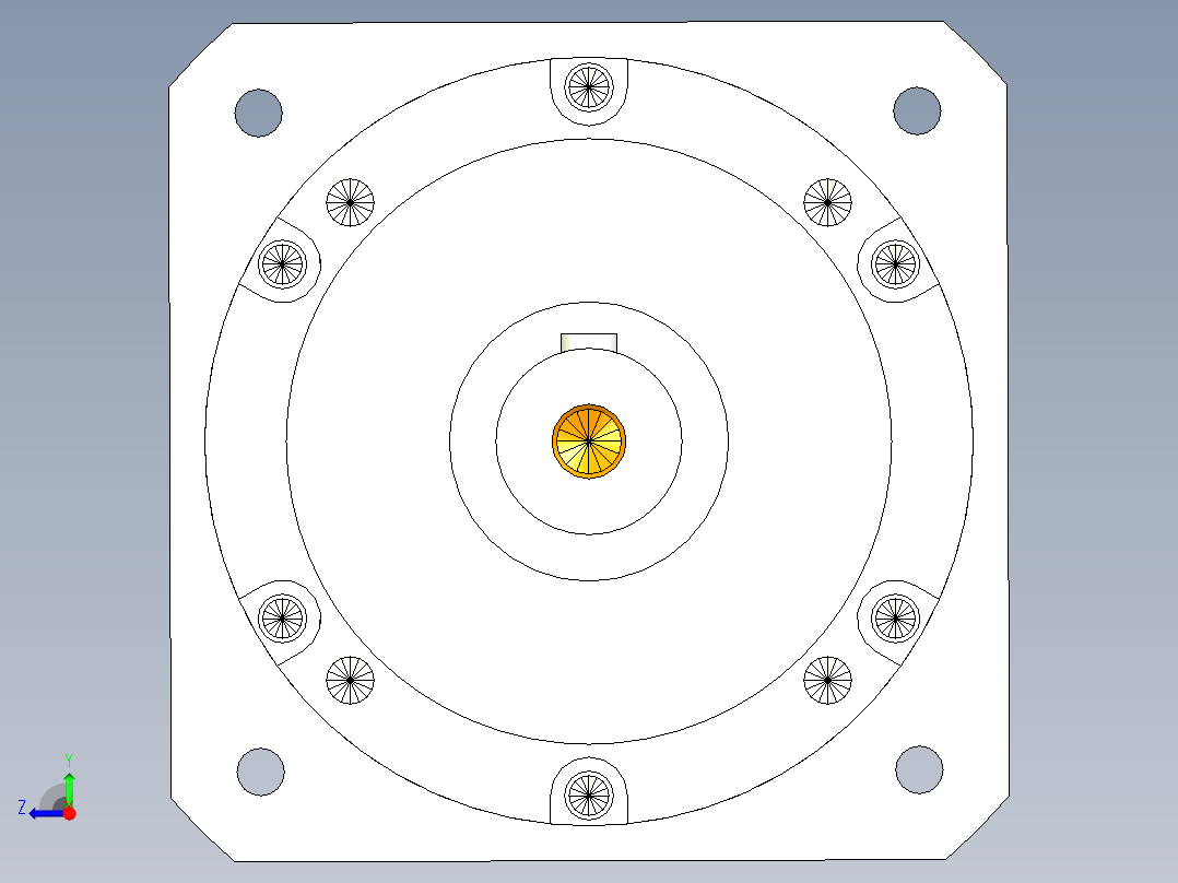 直齿PLE160-L2 35-114.3-200-M12.stp右视图