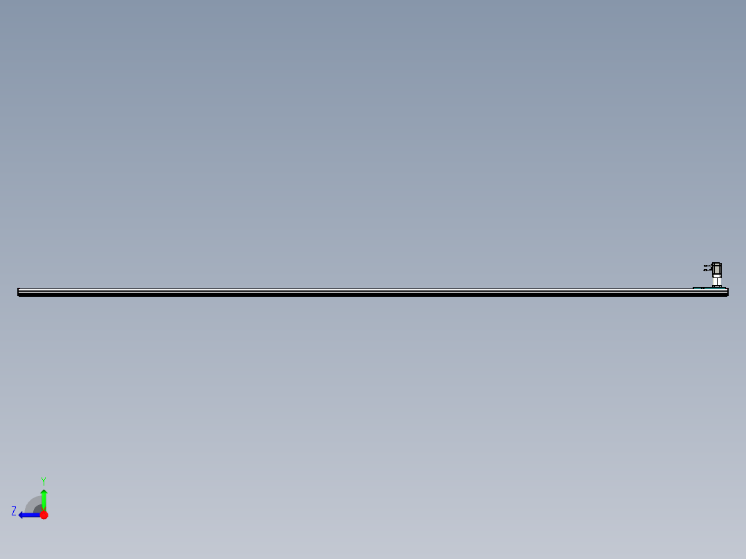 东锦齿条传动DH175G-L167-6400-BU-减速机+750W.STEP右视图