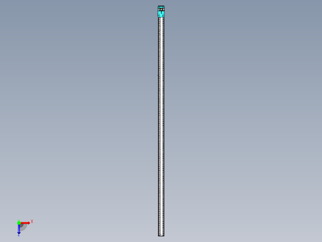 东锦齿条传动DH175G-L167-6400-BU-减速机+750W.STEP俯视图