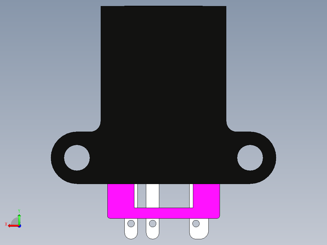 光电_激光传感器04）LSD-W07-C后视图