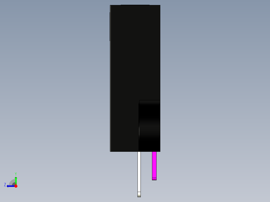 光电_激光传感器04）LSD-W07-C右视图