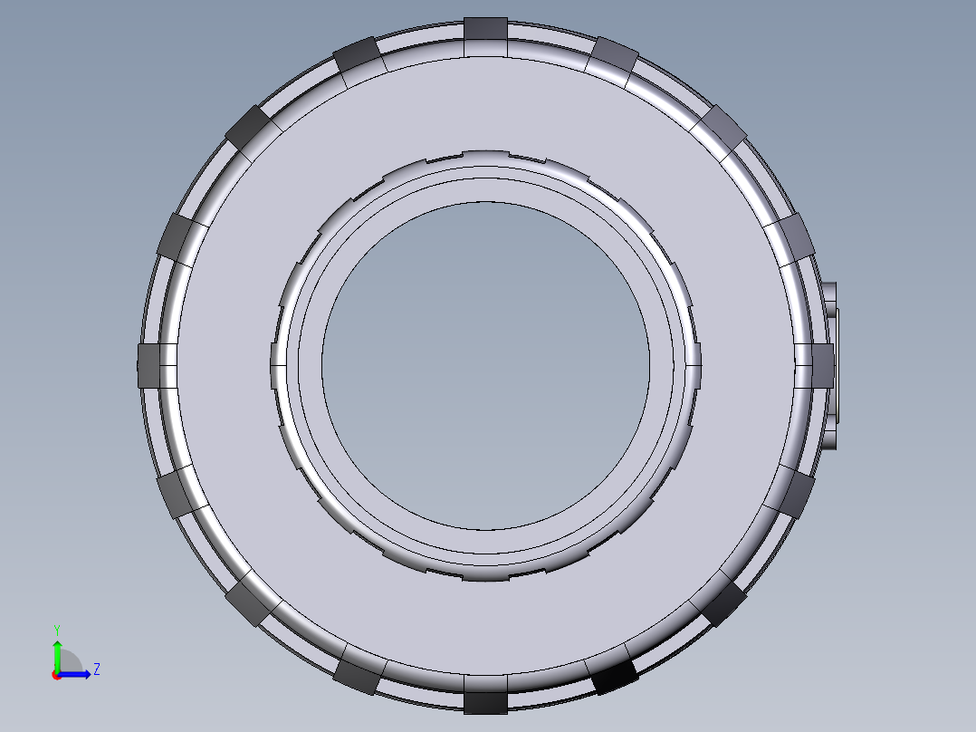 7SXEGV 女性结束EasyFit球形止回阀，JIS螺纹左视图