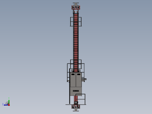 双立柱堆垛机SW+CAD（兼职私域）右视缩略图