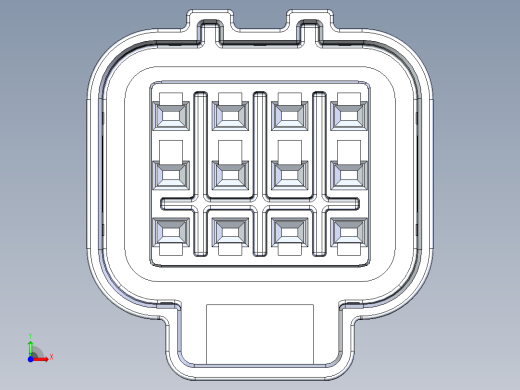 连接器ELV-12P-120ABK-A前视缩略图