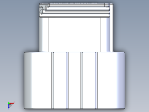 连接器ELV-12P-120ABK-A俯视缩略图