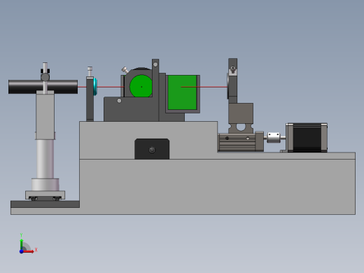 迈克尔逊干涉仪建模前视缩略图