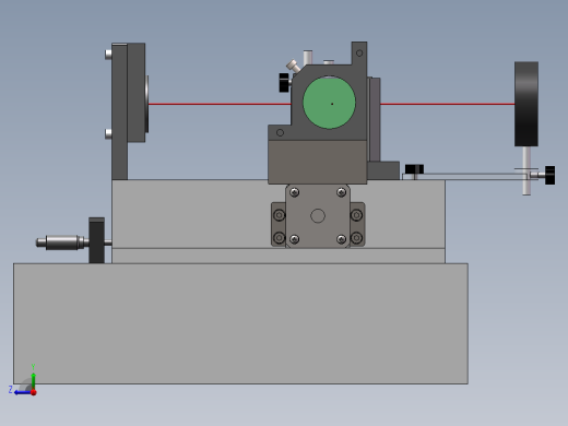 迈克尔逊干涉仪建模右视缩略图