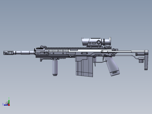 AVA突击步枪（0.5口径）右视缩略图