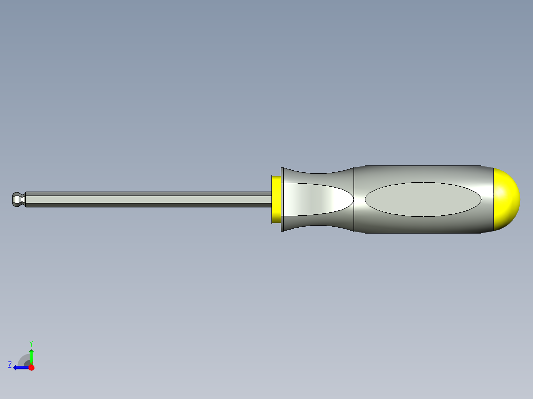 1-4球头六角螺丝刀--sw stp右视图