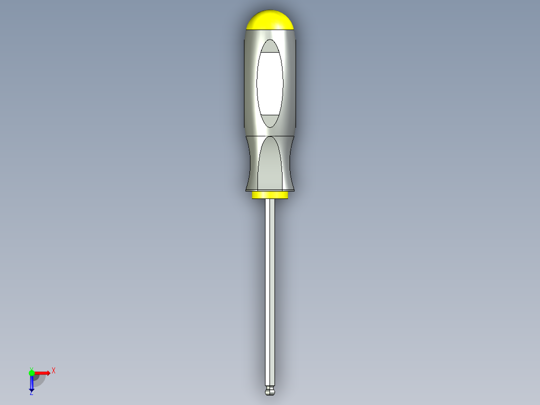 1-4球头六角螺丝刀--sw stp俯视图